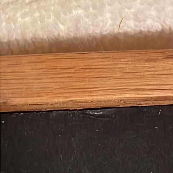 5” x 7”  single wide moulding rustic wood wall and desk mount picture frame - Picture 11 of 15